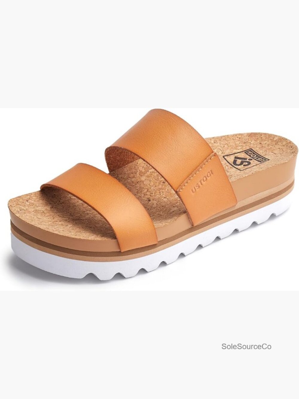 Platform Sandals Women Arch Support Beach Slides Orthotic Summer Causal Cork
